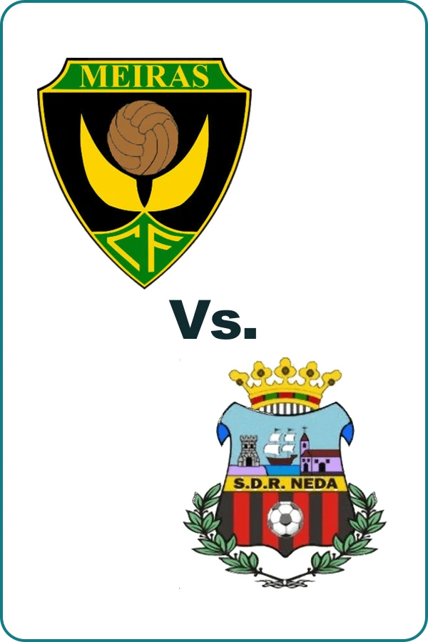 Cartel de Meirás CF Xuvenil — Rápido de Neda Xuvenil B